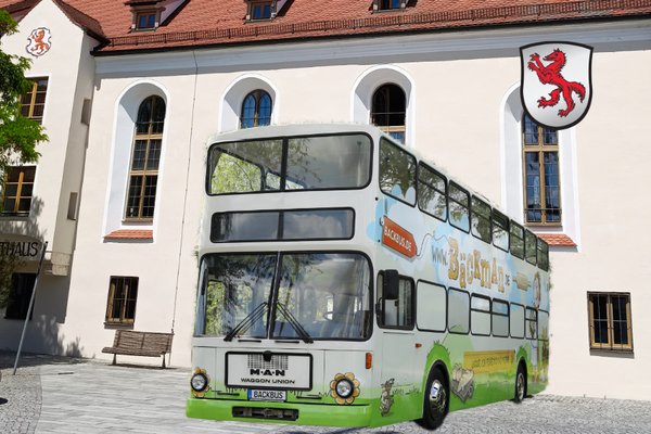 Bild vom Backbus auf Rathausplatz