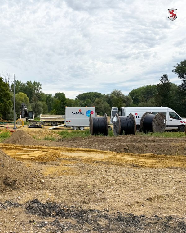 Erdarbeiten im Gewerbegebiet Vohburg Ost II