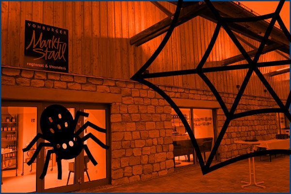 Bild des Marktstadl mit Halloween Icons
